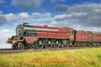 R30134 Hornby Princess Royal Class Turbomotive 4-6-2 Steam Loco number 6202 in LMS Maroon livery - Era 3